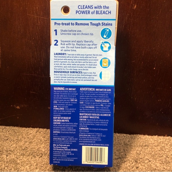 Clorox Other Clorox Zero Splash Bleach Pen Dual Tipped Precise